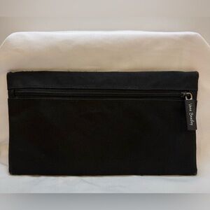 Vera Bradley Dual Sided Zipper Pouch Black